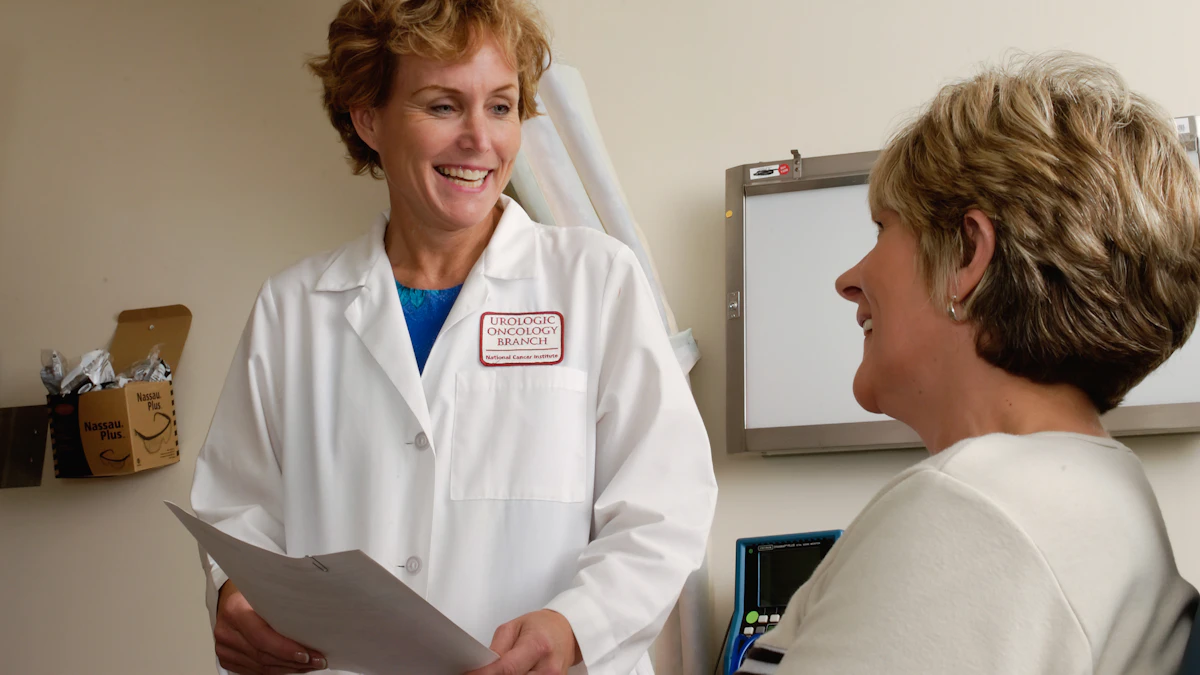 A veteran speaking with a health care professional