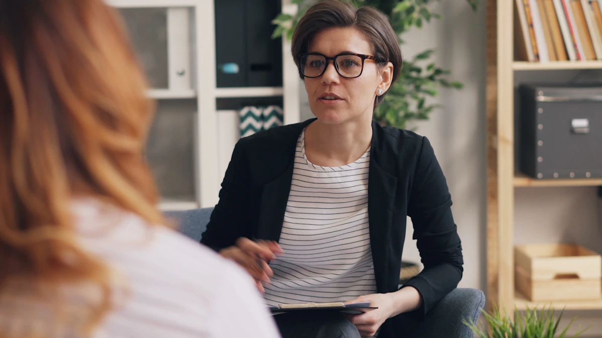 A private conversation with a mental health professional