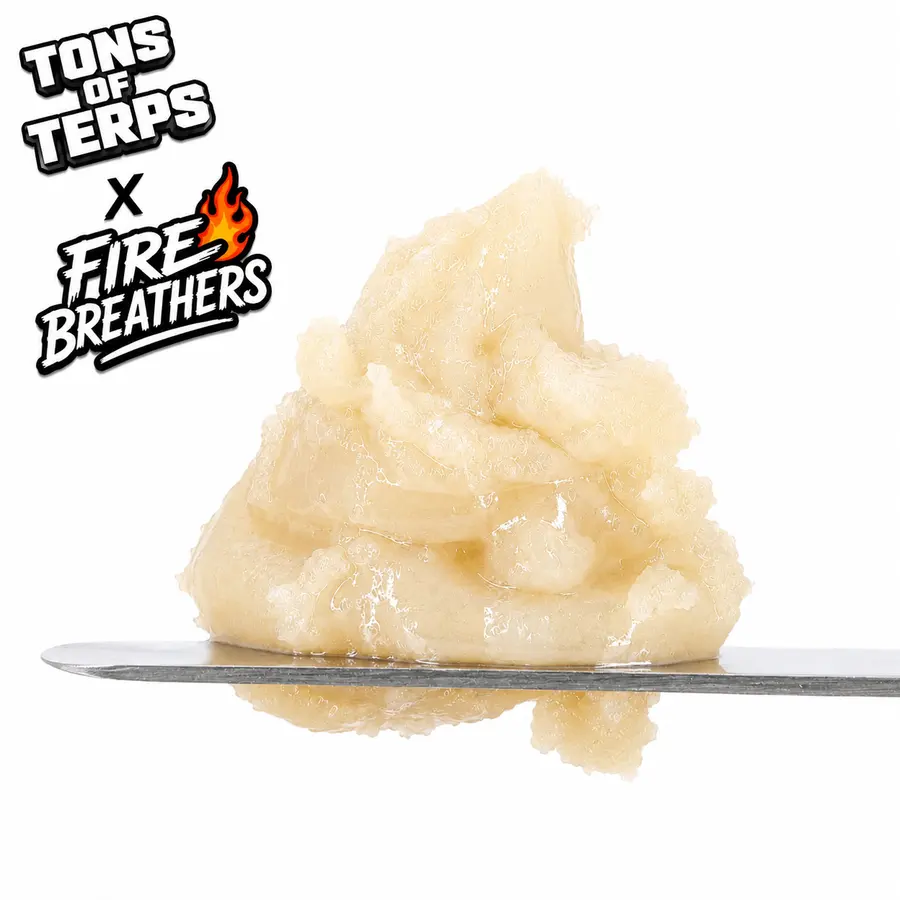 Tons of Terps x Fire Breathers Toad Venom THCA Hash Rosin