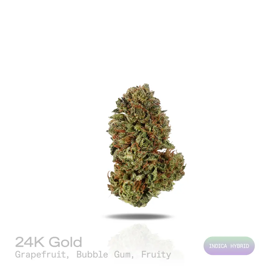 24K Gold THCa Flower (Indoor) (Indica Hybrid)