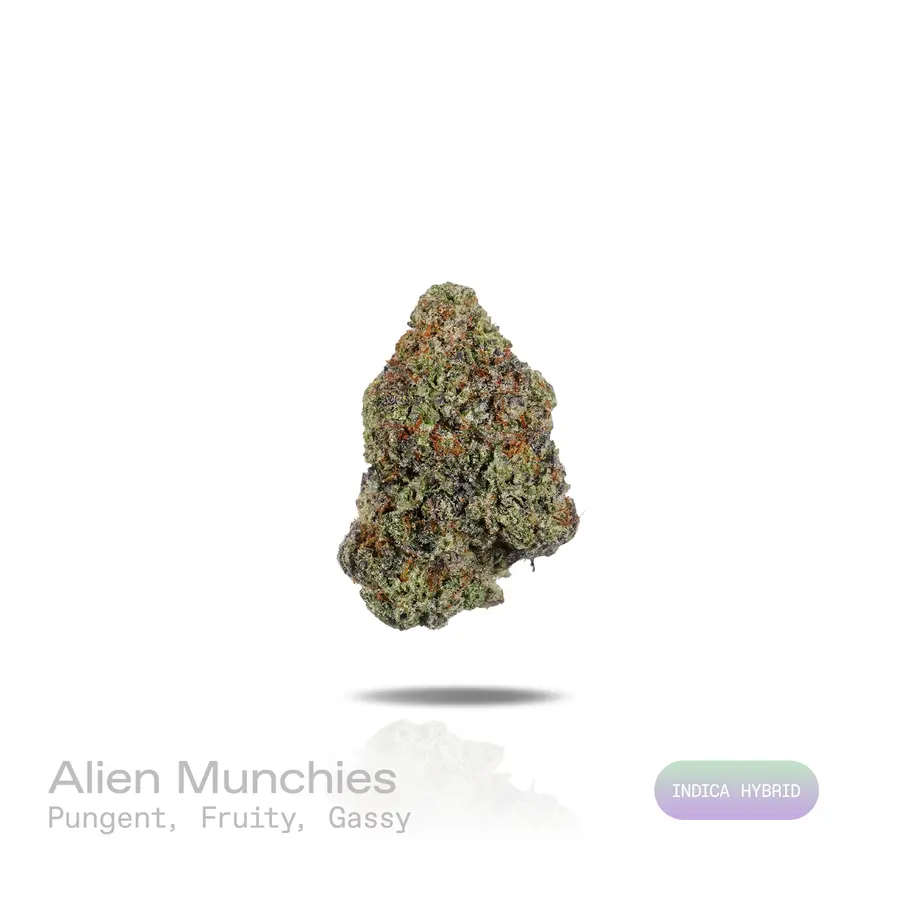 Alien Muchies THCa Flower (Premium Indoor) (Indica Hybrid)