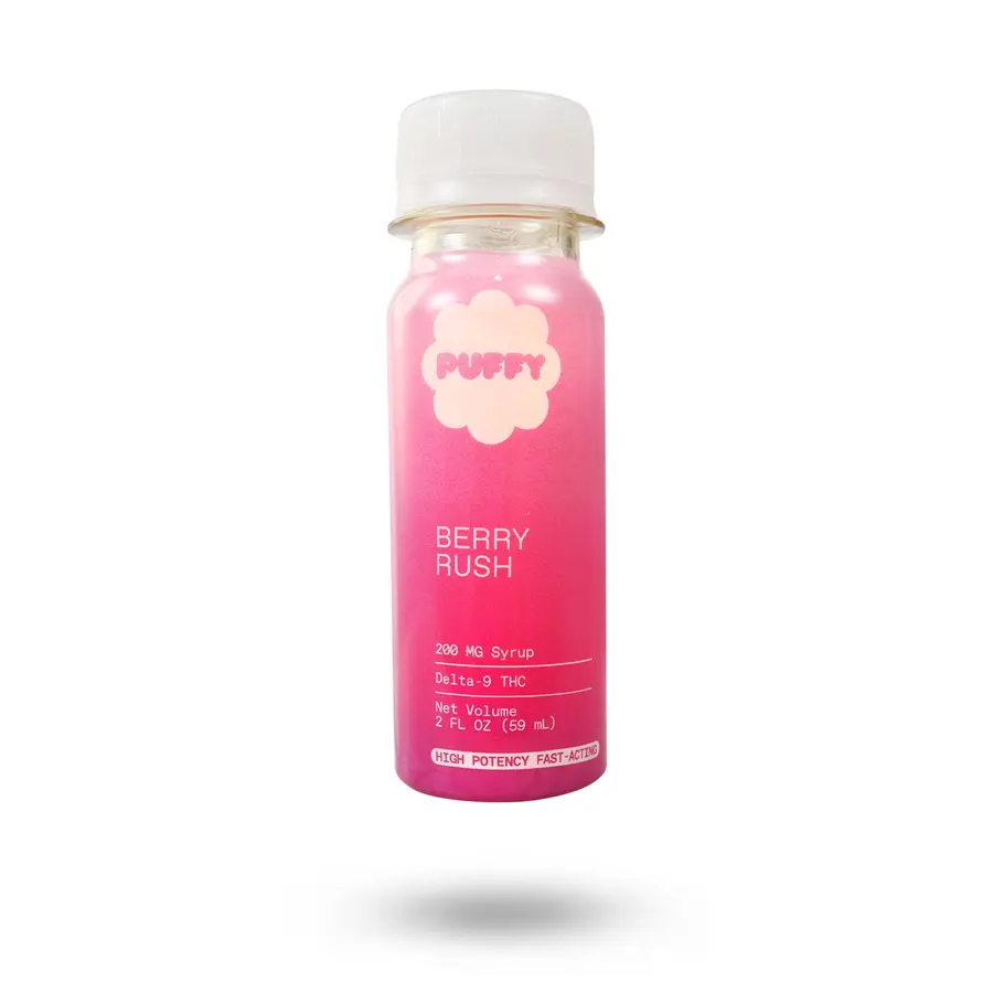 Puffy Berry Rush Delta 9 Syrup