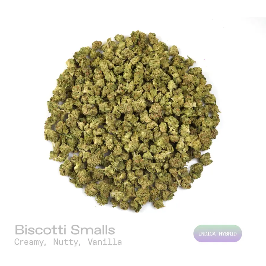 Biscotti THCa Flower (Indoor) (Indica Hybrid)