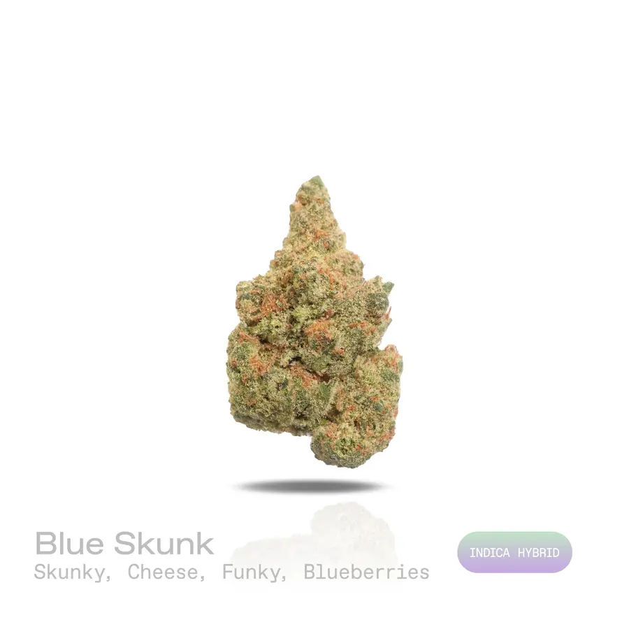 Blue Skunk THCa Flower (Indoor) (Indica Hybrid)