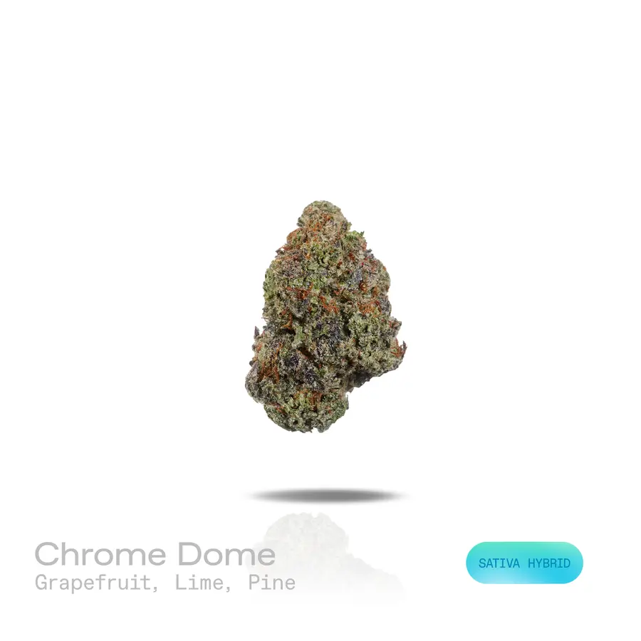 Chrome Dome THCa Flower (Exotic) (Sativa Hybrid)