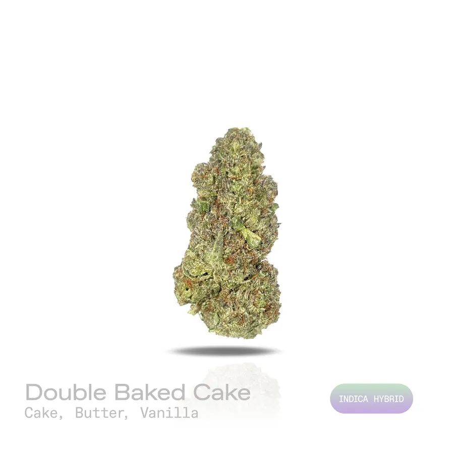 Double Baked Cake THCa Flower (Indoor) (Indica Hybrid)