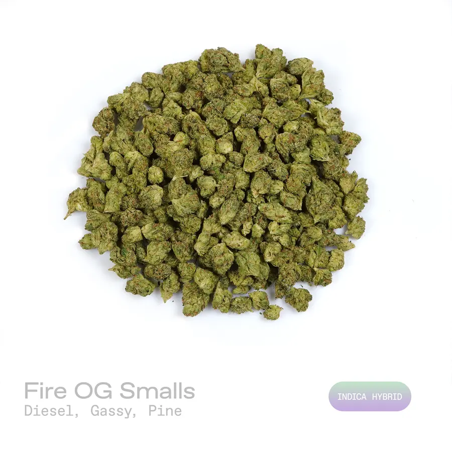 Fire OG THCa Flower (Indoor) (Indica Hybrid)