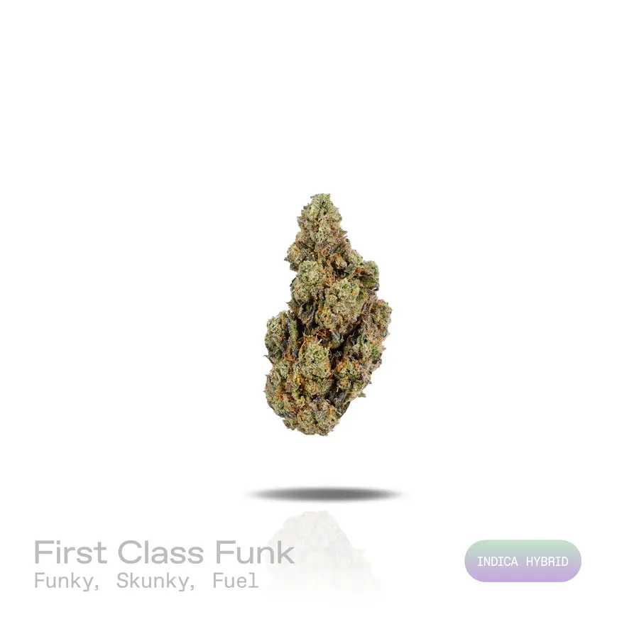 First Class Funk THCa Flower (Exotic) (Indica Hybrid)