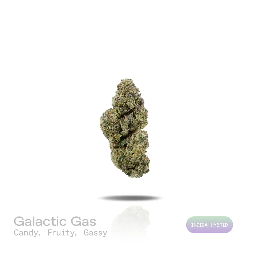 Galactic Gas THCa Flower (Premium Indoor) (Indica Hybrid)