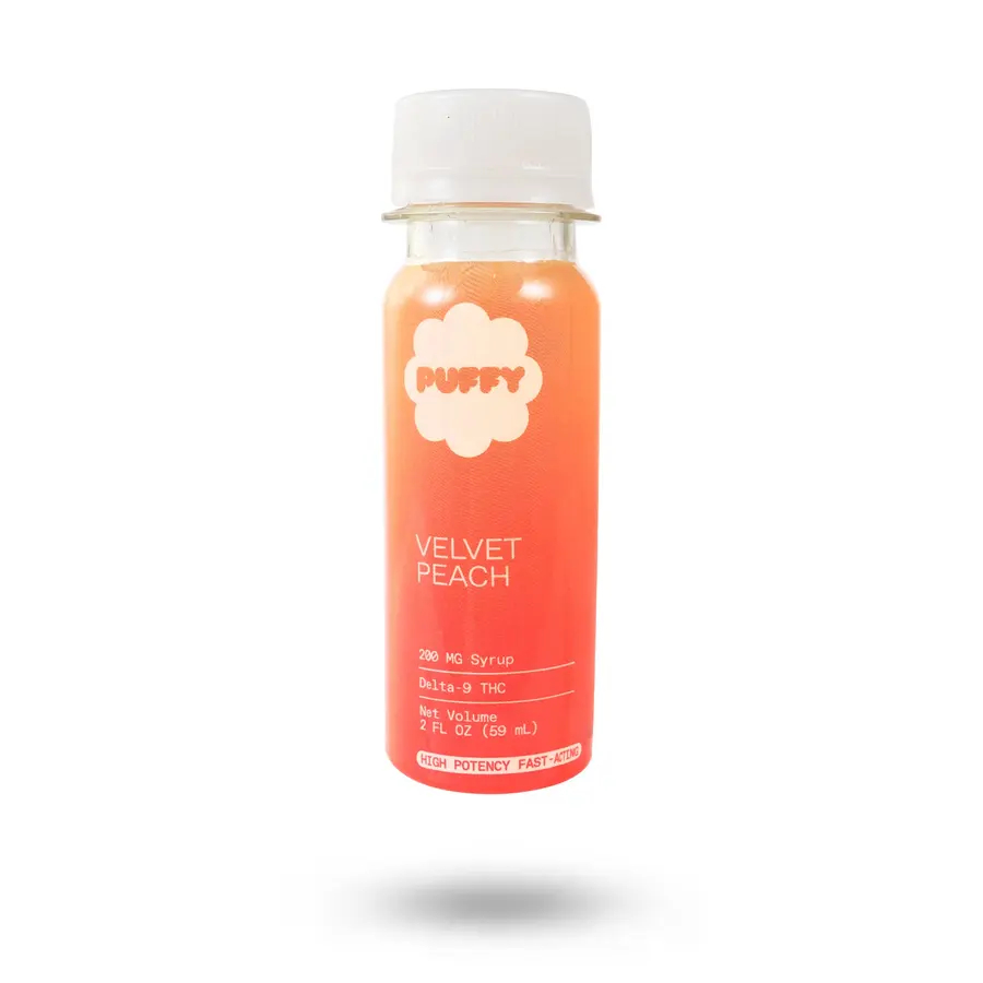 Puffy Velvet Peach Delta 9 Syrup