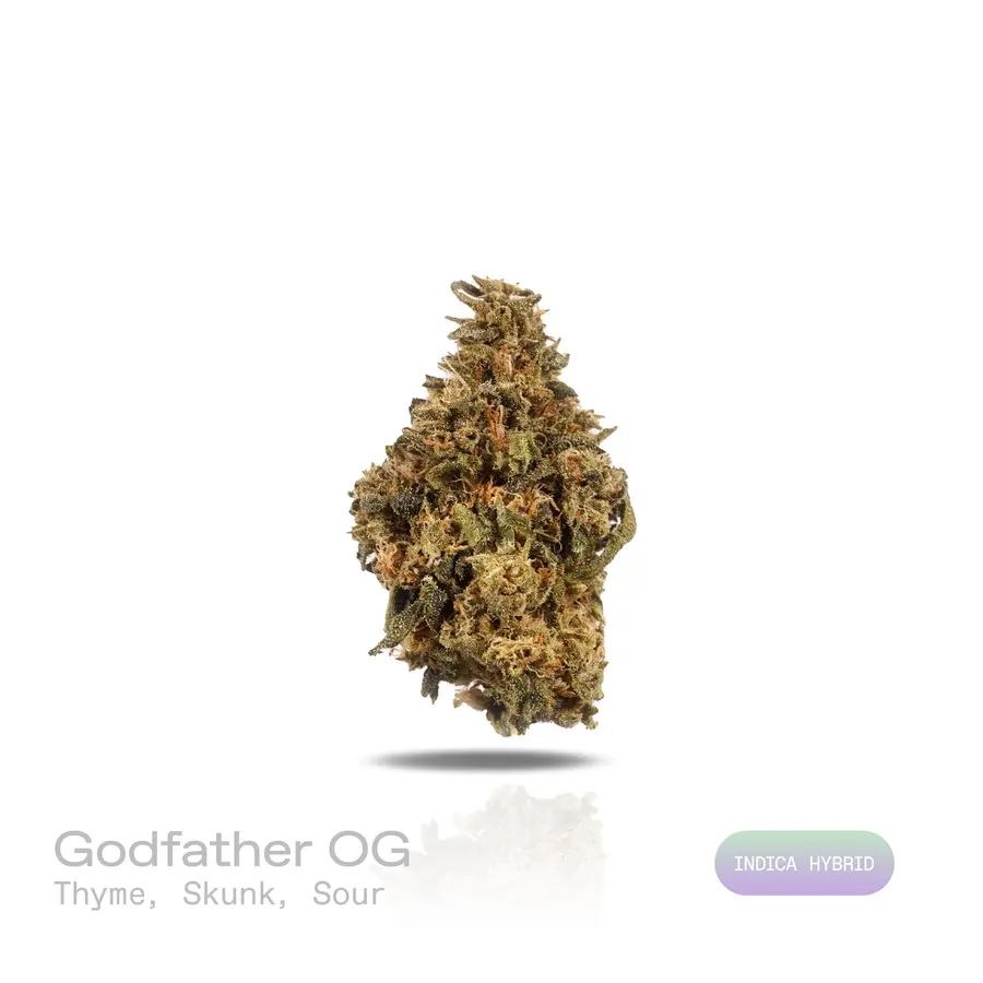 Godfather OG THCa Flower (Indoor) (Indica Hybrid)
