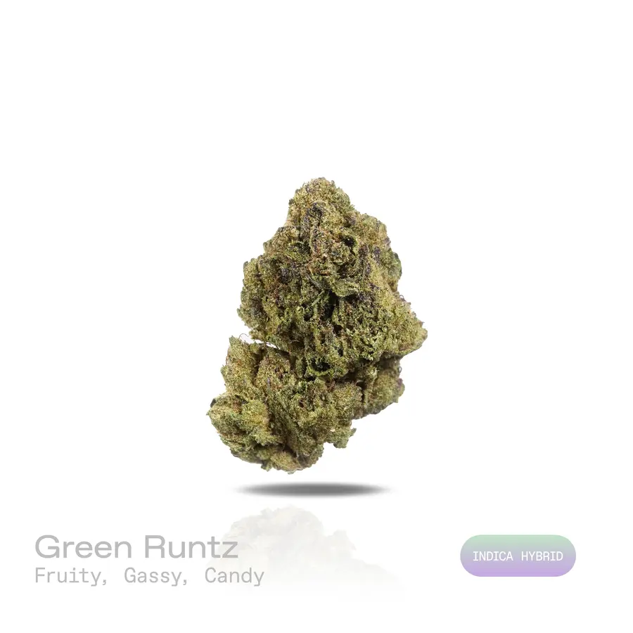 Green Runtz THCa Flower (Indoor) (Indica Hybrid)