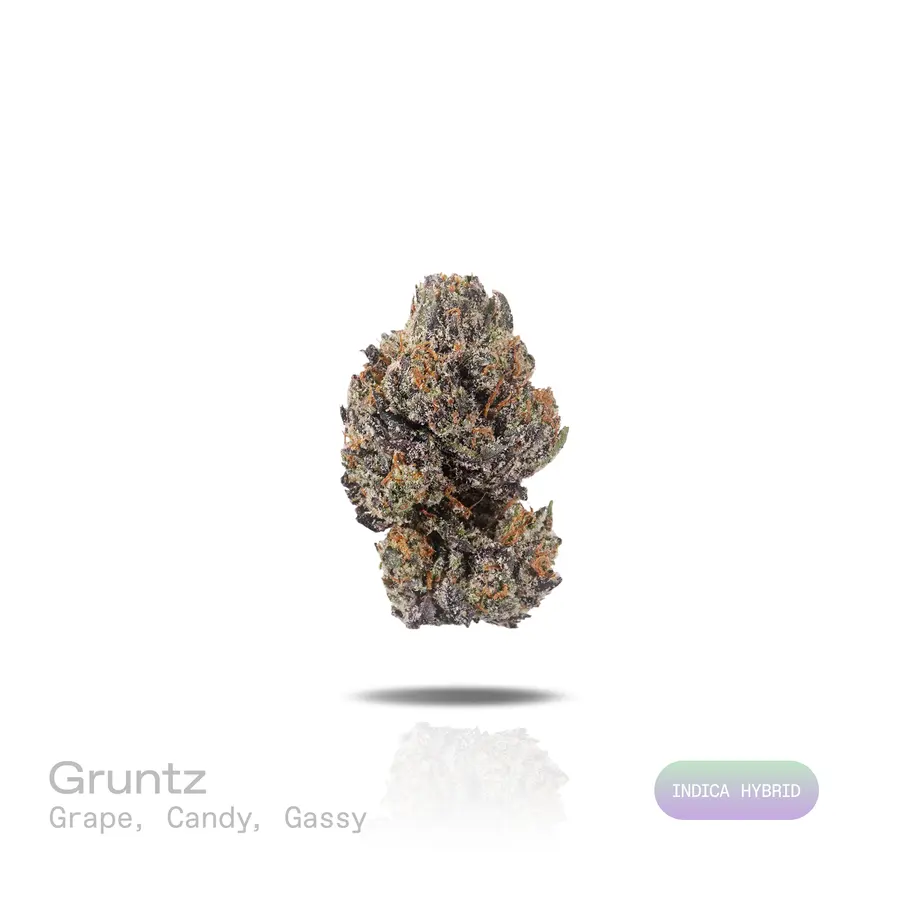 Gruntz THCa Flower (Exotic) (Indica Hybrid)