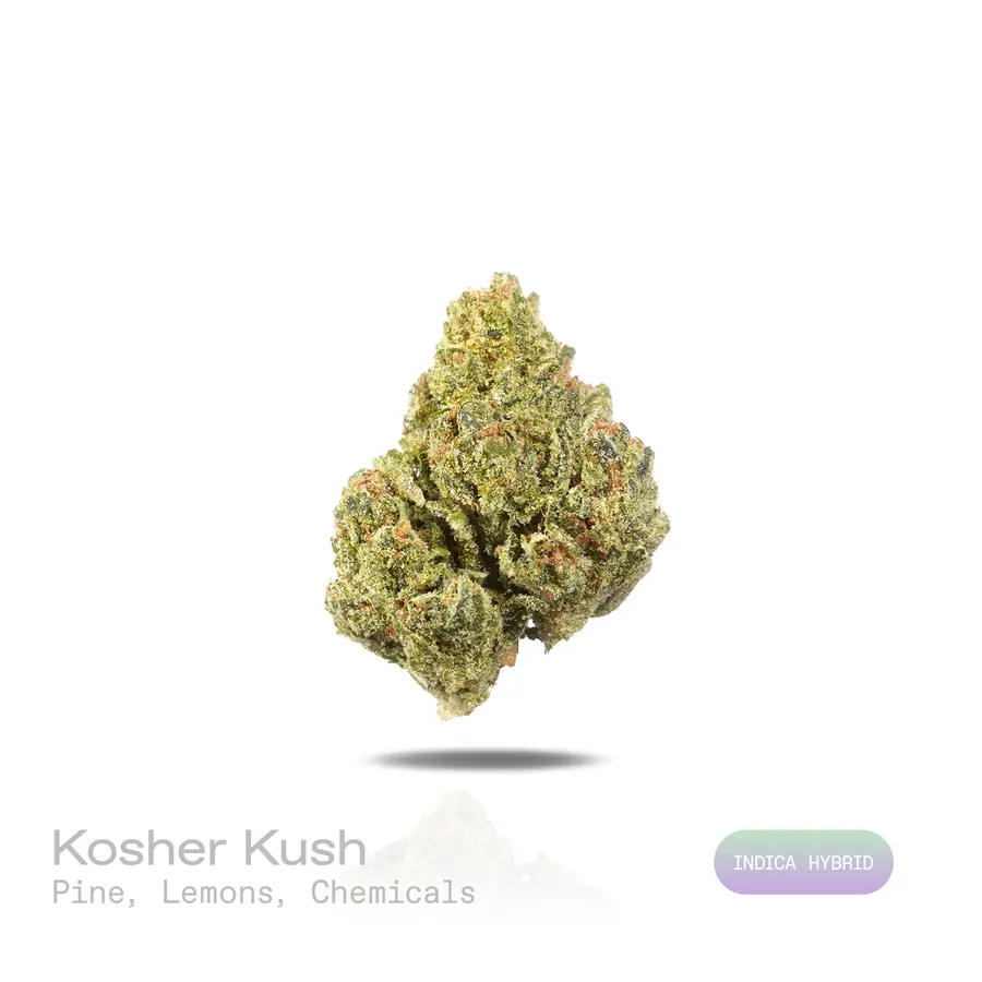 Kosher Kush THCa Flower (Premium Indoor) (Indica Hybrid)