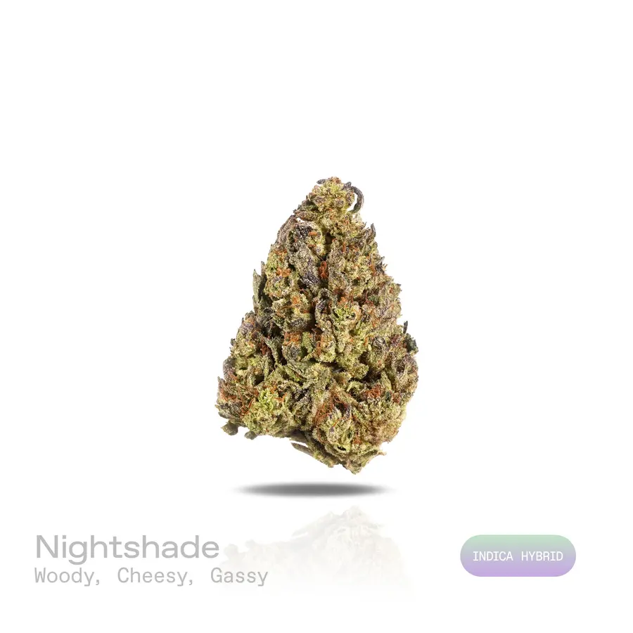 Nightshade THCa Flower (Indoor) (Indica Hybrid)