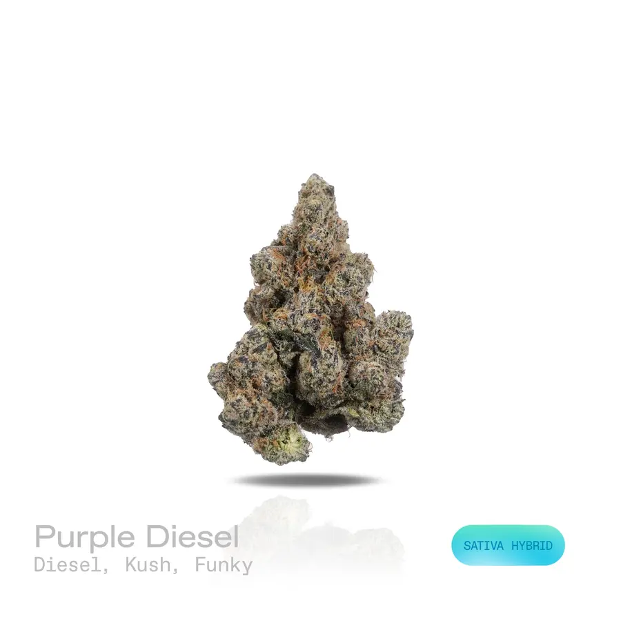 Purple Diesel THCa Flower (Exotic) (Sativa Hybrid)