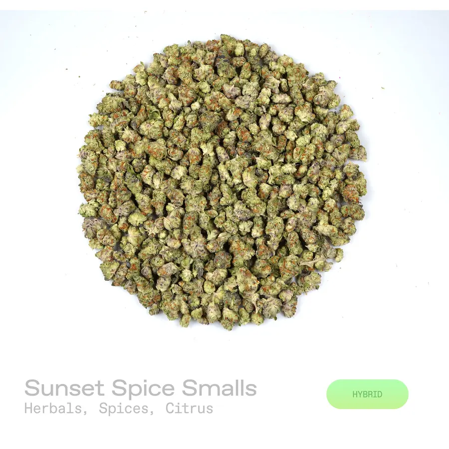 Sunset Spice THCa Flower (Exotic) (Hybrid)