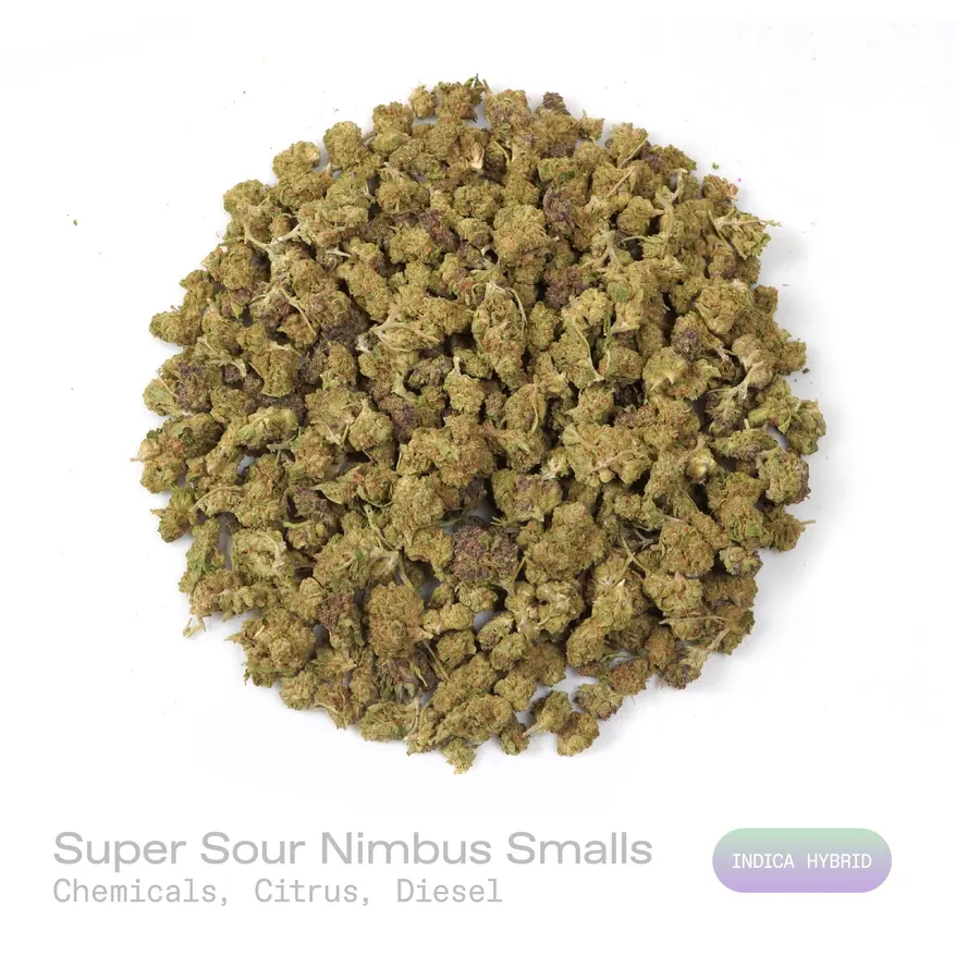Super Sour Nimbus THCa Flower (Indoor) (Indica Hybrid)