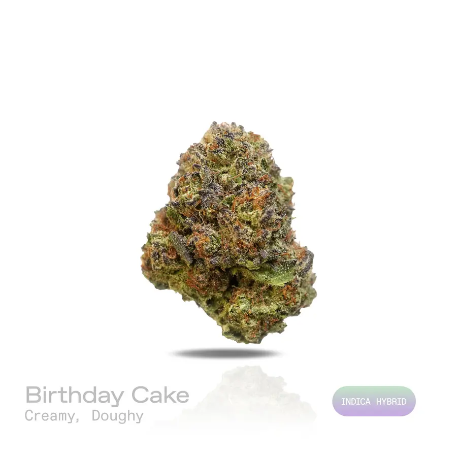 Birthday Cake THCa Flower (Indoor) (Indica Hybrid)