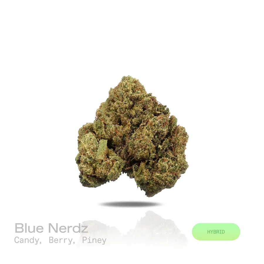 Blue Nerdz THCa Flower (Indoor) (Hybrid)