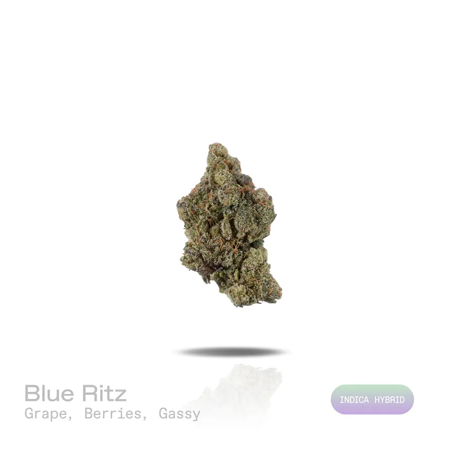 Blue RitzTHCa Flower (Exotic) (Indica Hybrid)