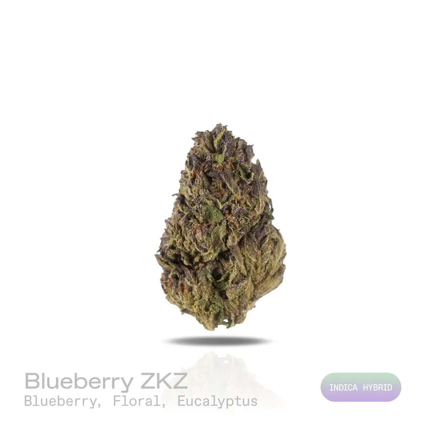 Blueberry ZKZ THCa Flower (Indoor) (Indica Hybrid)