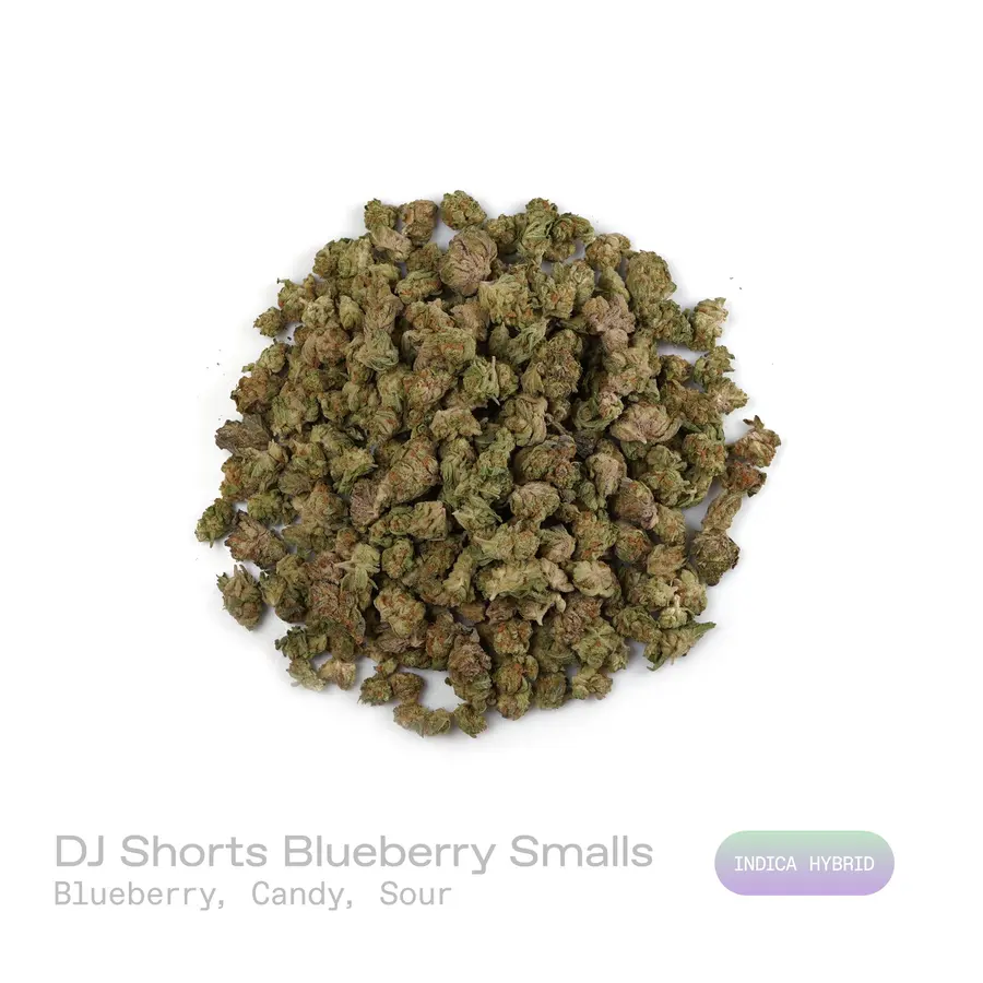 DJ Short Blueberry THCa Flower (Indoor) (Indica Hybrid)