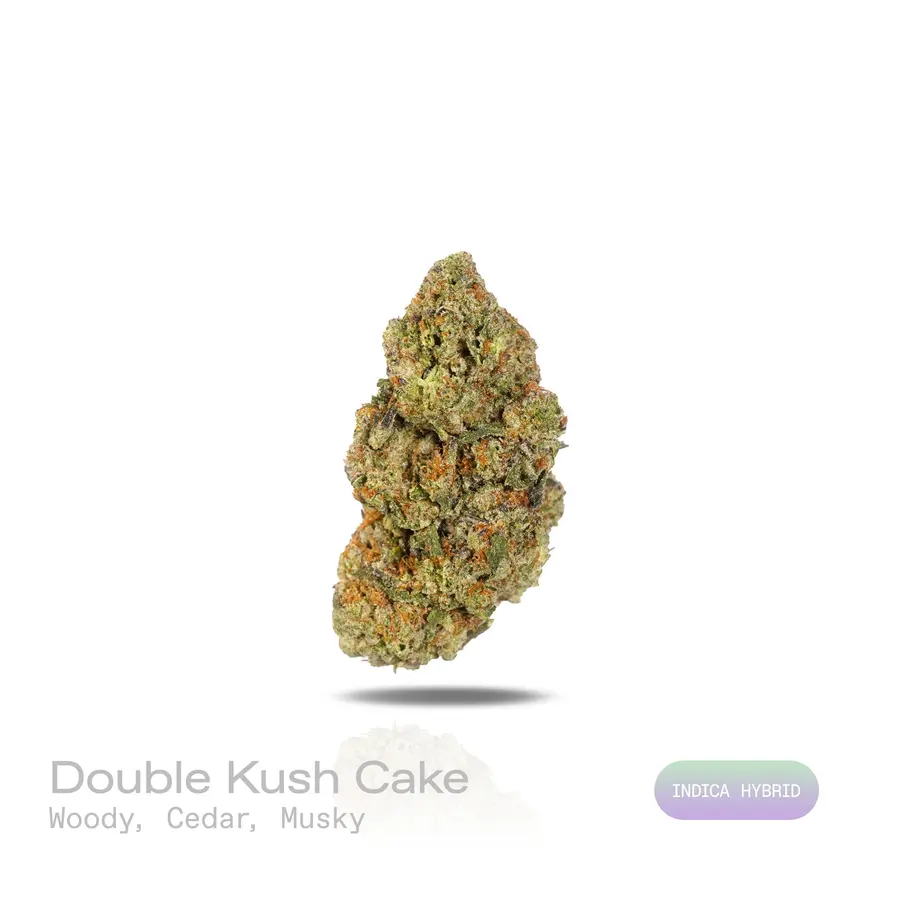 Double Kush Cake THCa Flower (Indoor) (Indica Hybrid)