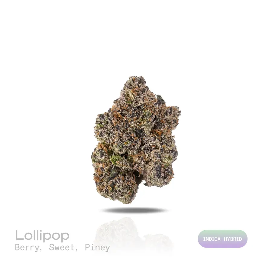 Lollipop THCa Flower (Exotic) (Indica Hybrid)