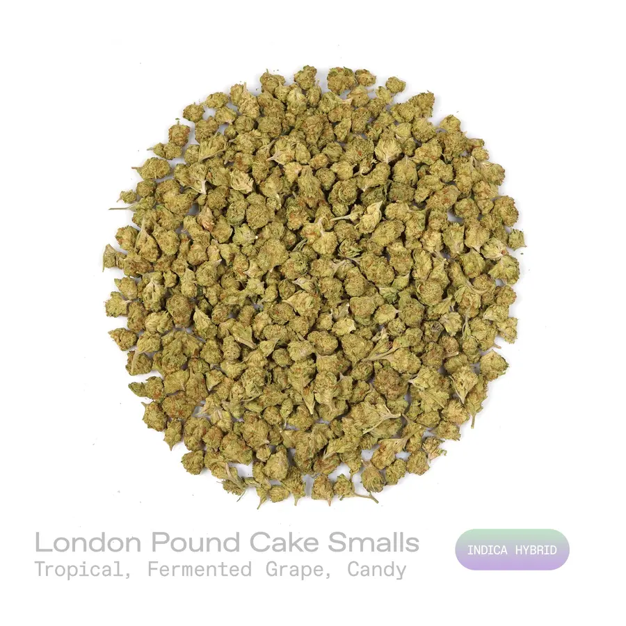 London Pound Cake THCa Flower (Indoor) (Indica Hybrid)