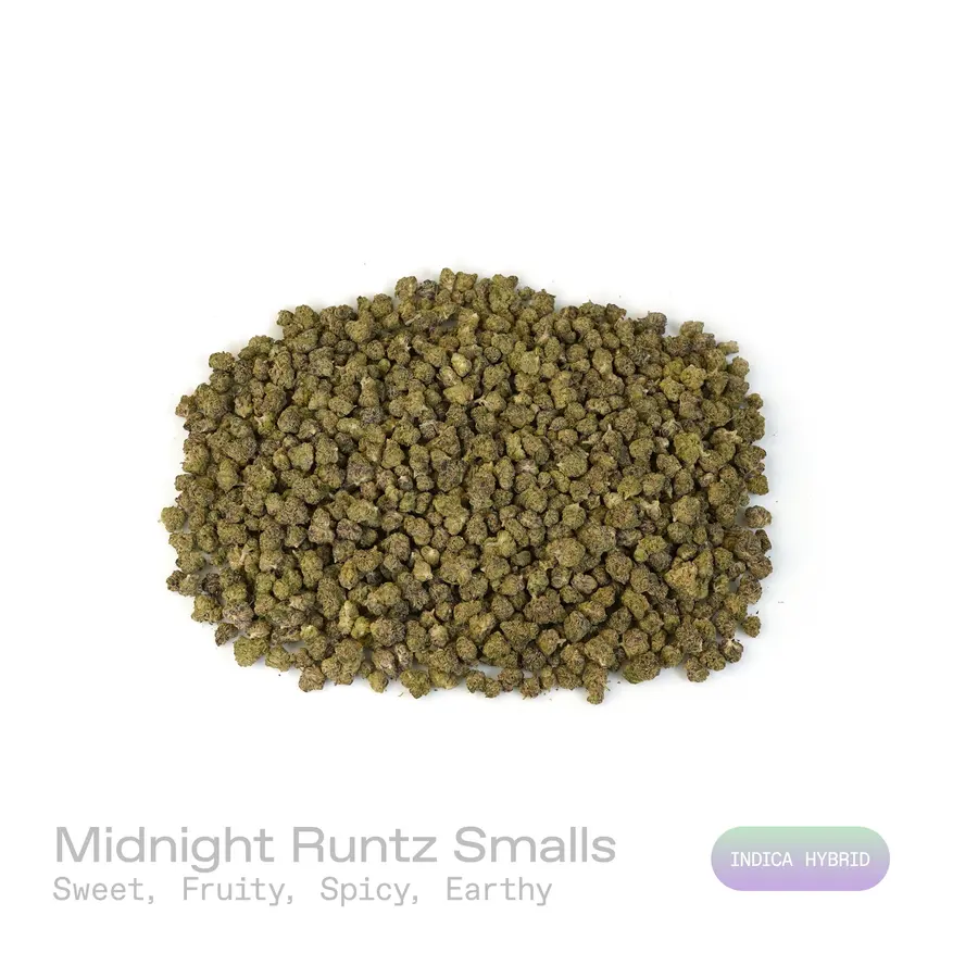 Midnight Runtz THCa Flower (Exotic) (Indica Hybrid)