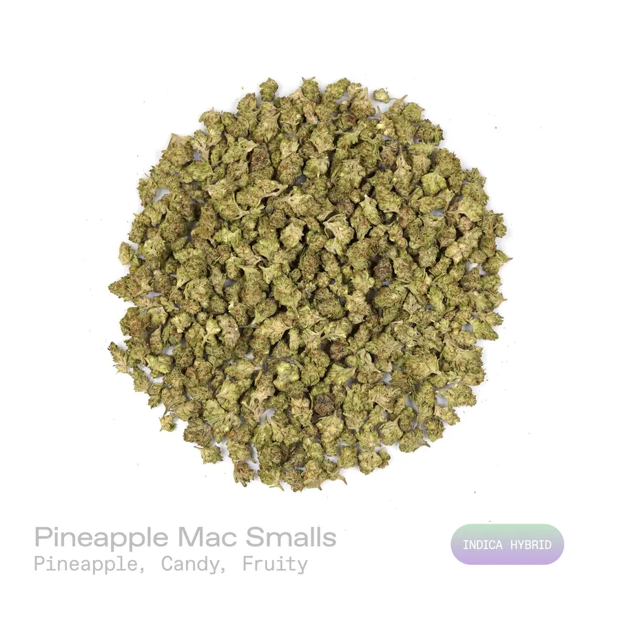 Pineapple Mac THCa Flower (Indoor) (Indica Hybrid)