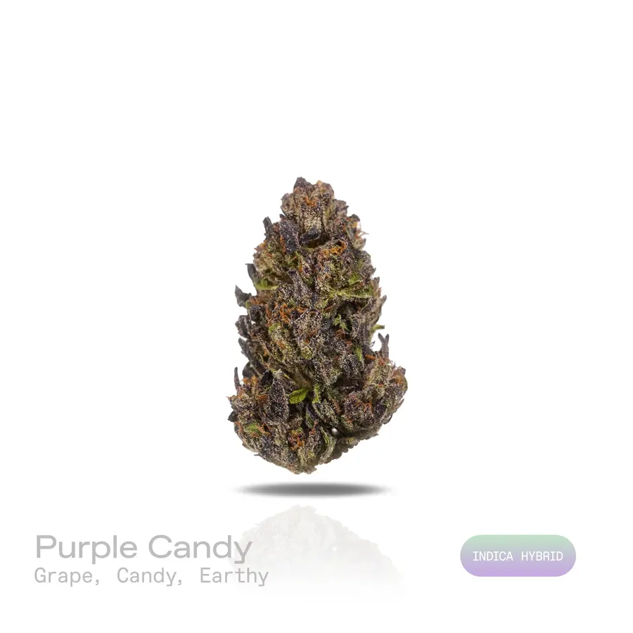 Purple Candy THCa Flower (Indoor) (Indica Hybrid)