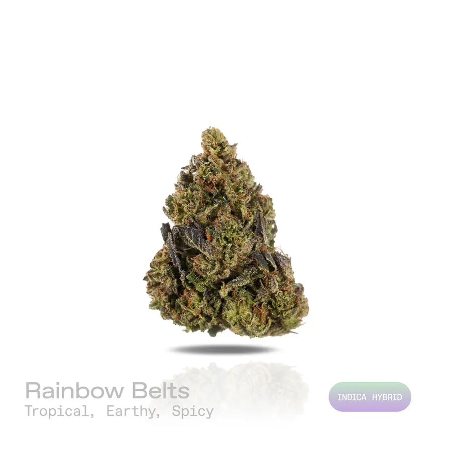 Rainbow Belts THCa Flower (Indoor) (Indica Hybrid)
