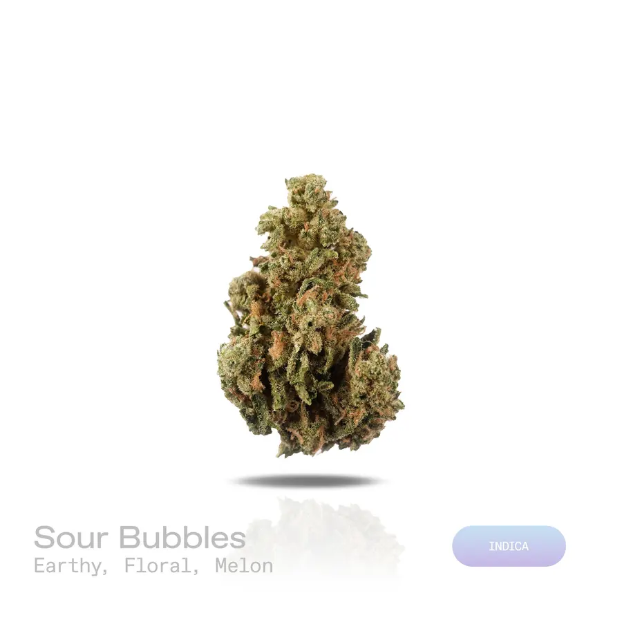 Sour Bubbles THCa Flower (Indoor) (Indica Hybrid)