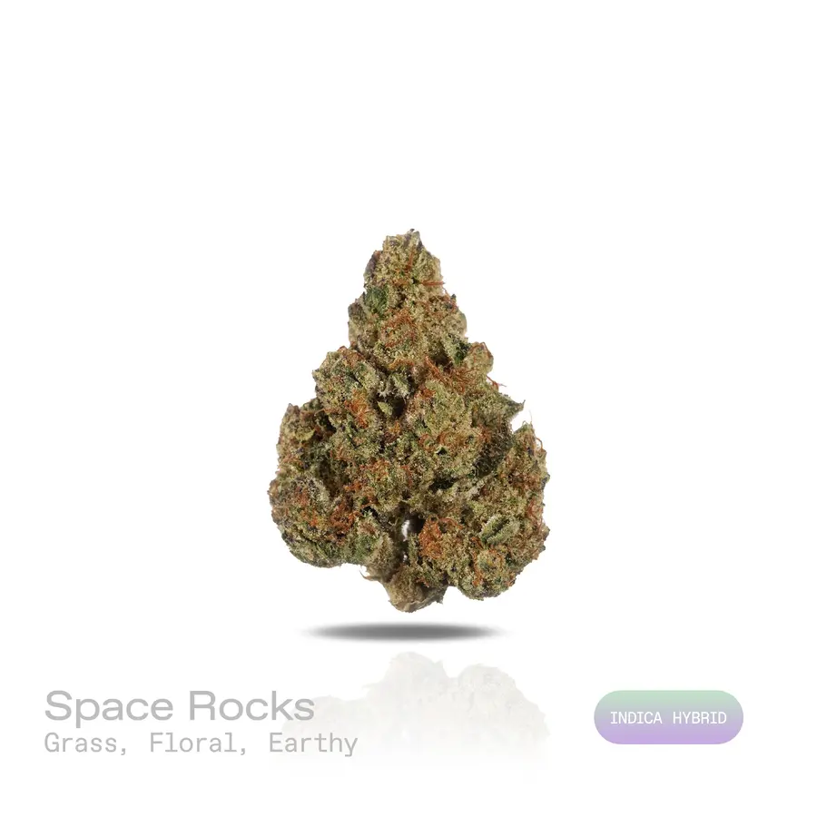 Space Rocks THCa Flower (Indoor) (Indica Hybrid)