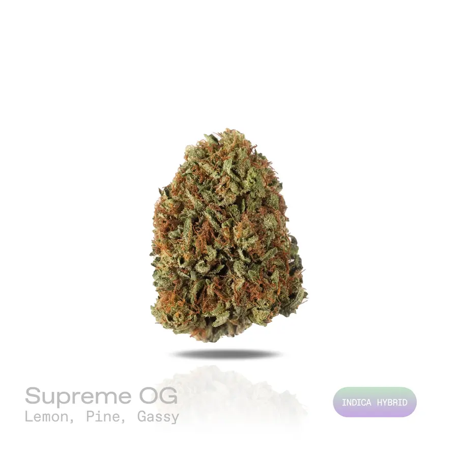 Supreme OG THCa Flower (Indoor) (Indica Hybrid)