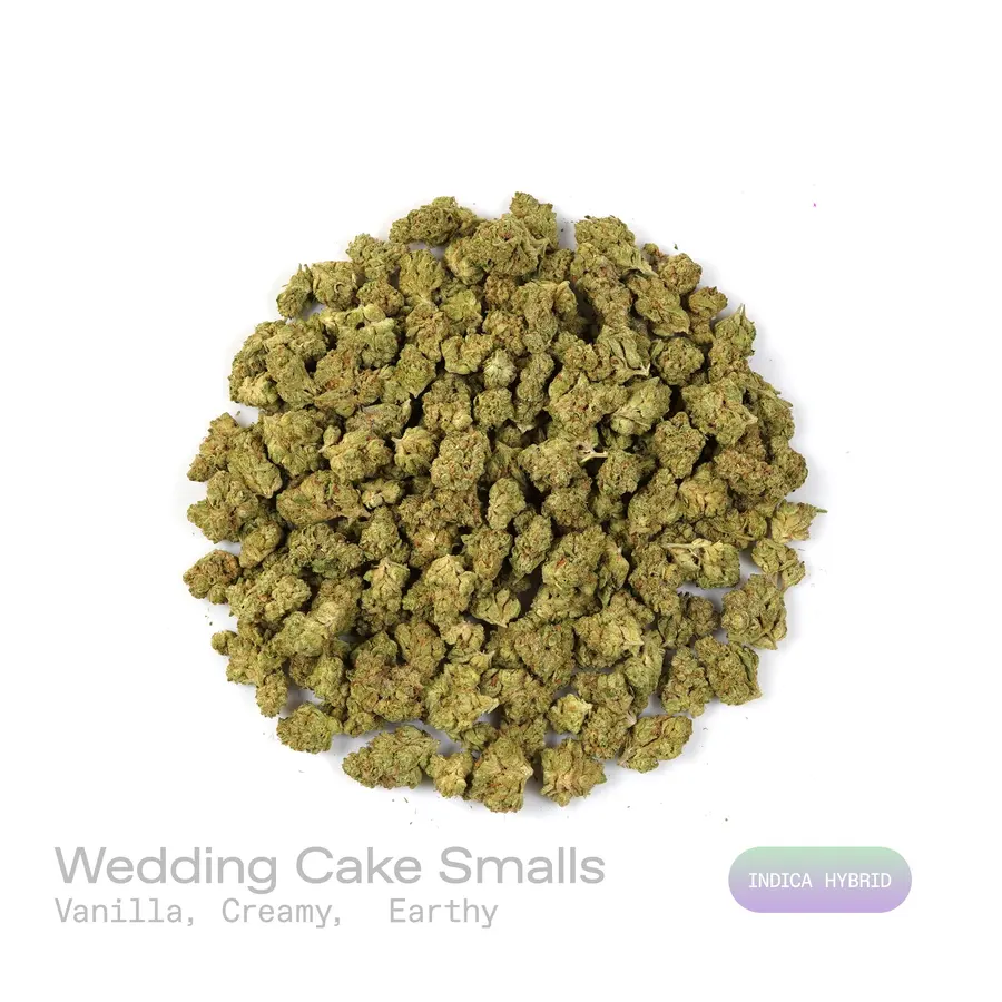 Wedding Cake THCa Flower (Indoor) (Indica Hybrid)