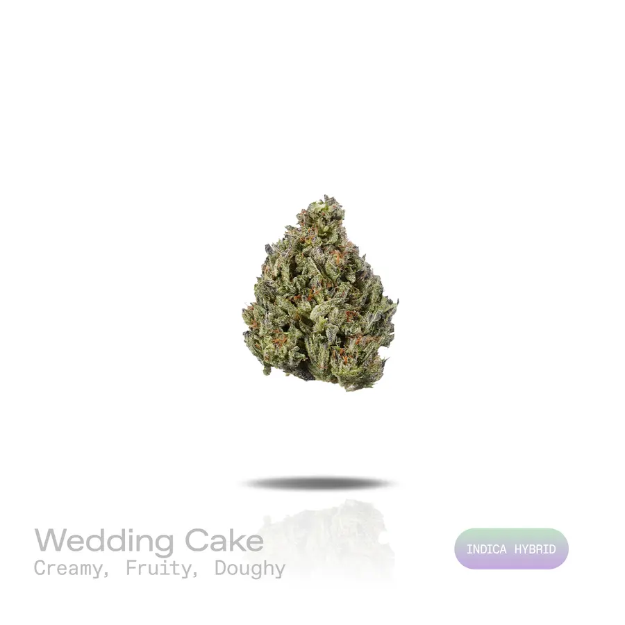 Wedding Cake THCa Flower (Indoor) (Indica Hybrid)