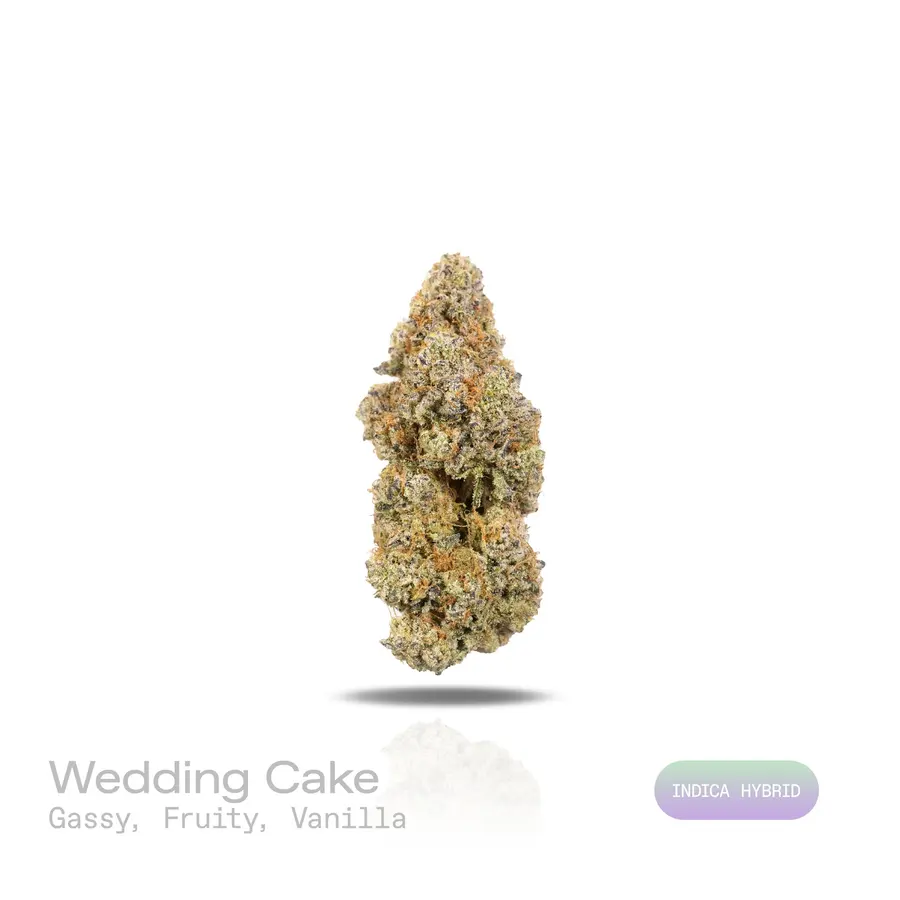 Wedding Cake THCa Flower (Exotic) (Indica Hybrid)