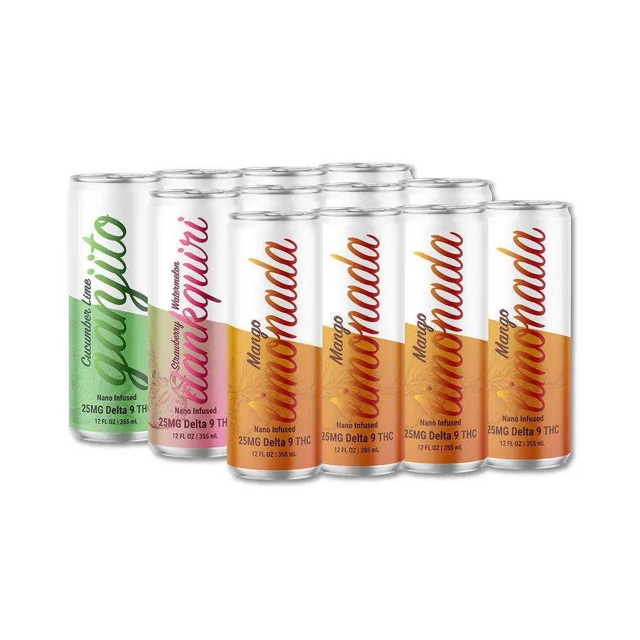 Cannatails Variety Pack THC Drink (12 Pack)
