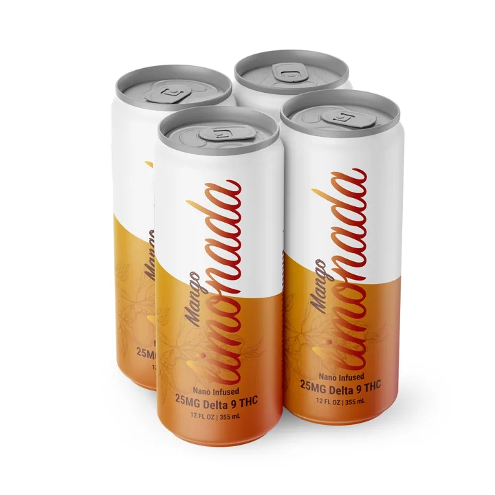 TexaKana Mango Limonada THC drink four-pack